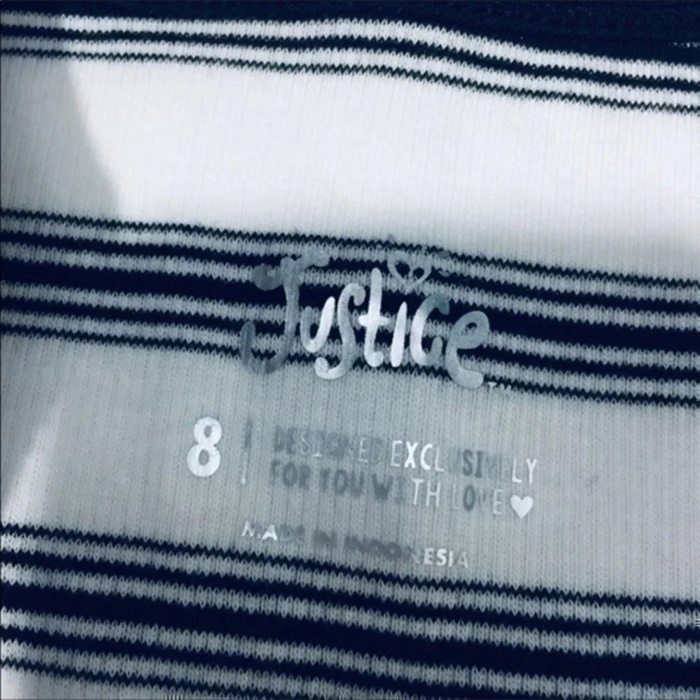 Justice girls size